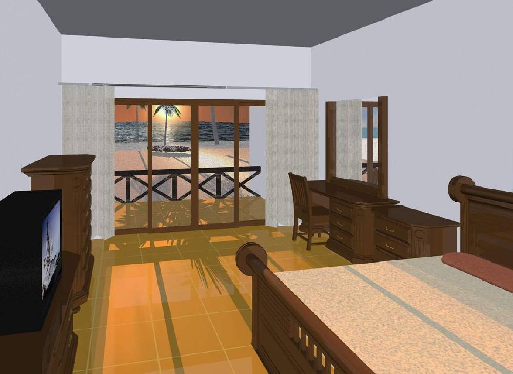 interiors of beach cottage