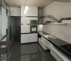 Kitchen and dinner room interior