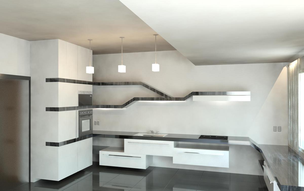 Kitchen and dinner room interior