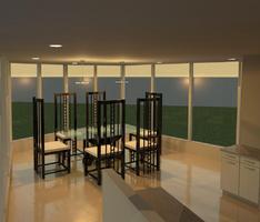 Knobb House, dining room