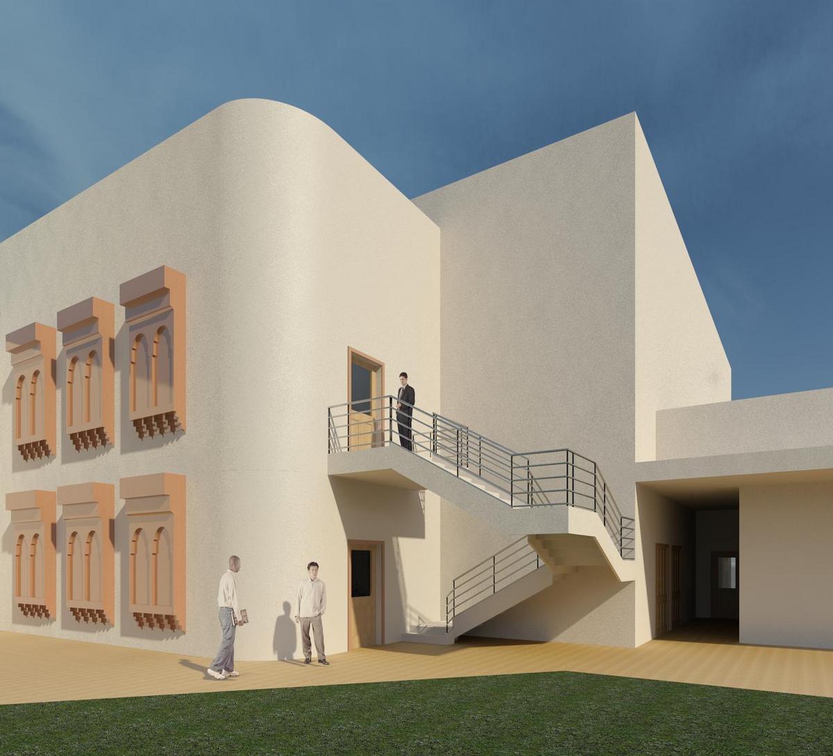 ADDITIONAL STAIR FOR LAYLATY HALL