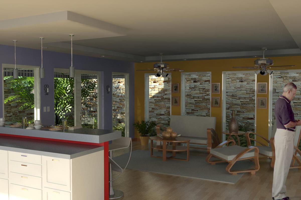 Kitchen/family Room expansion w/ optional counter