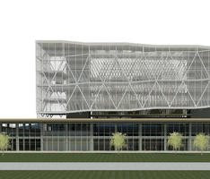 South Elevation: Aerospace Incubation Centre