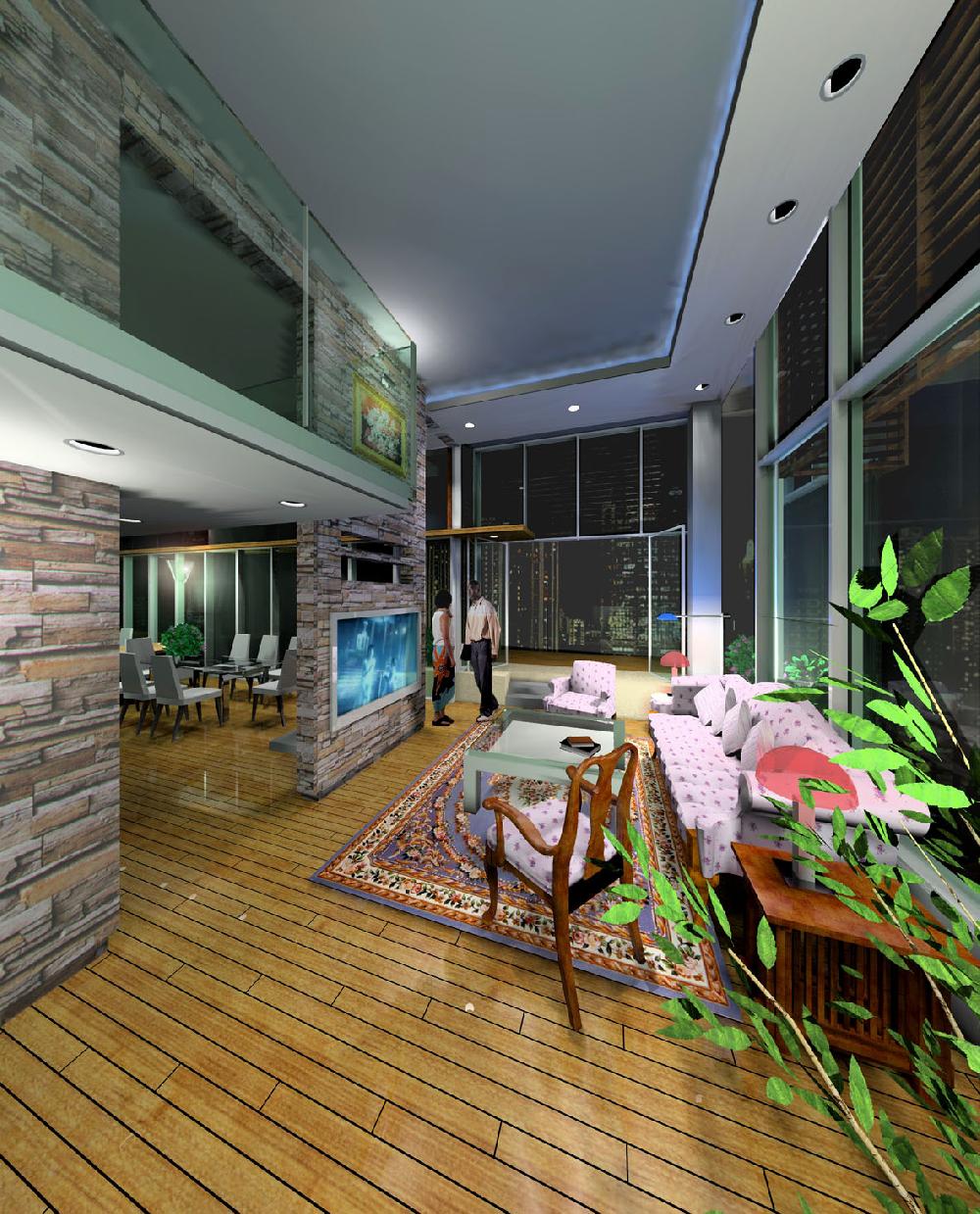 H.K Townhouse- Interior