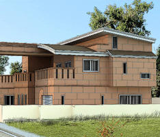 modern and classic house