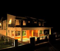 Semi-D House night view