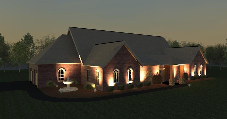 Tennessee Home at Dusk