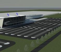 Airport exterior perspective 3