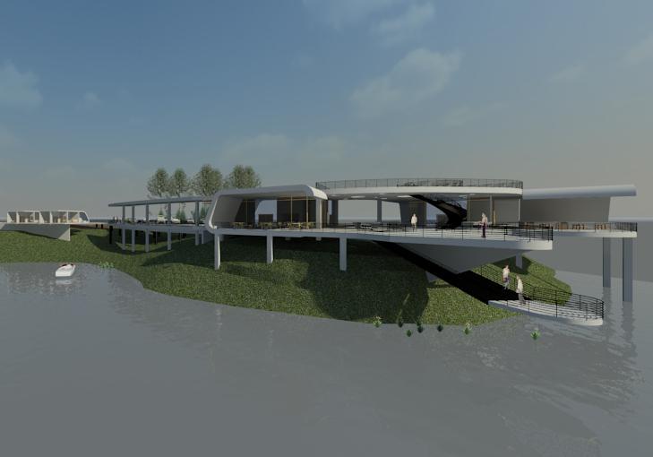 The project at the dam in Pretoria South Africa