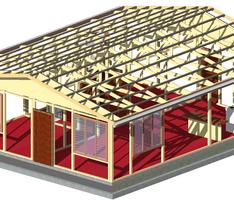 Wood House Structure Typical in CR