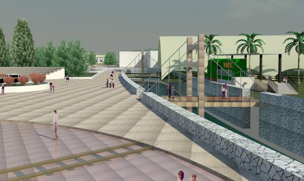 RAILWAY MUSEUM -river &bridge