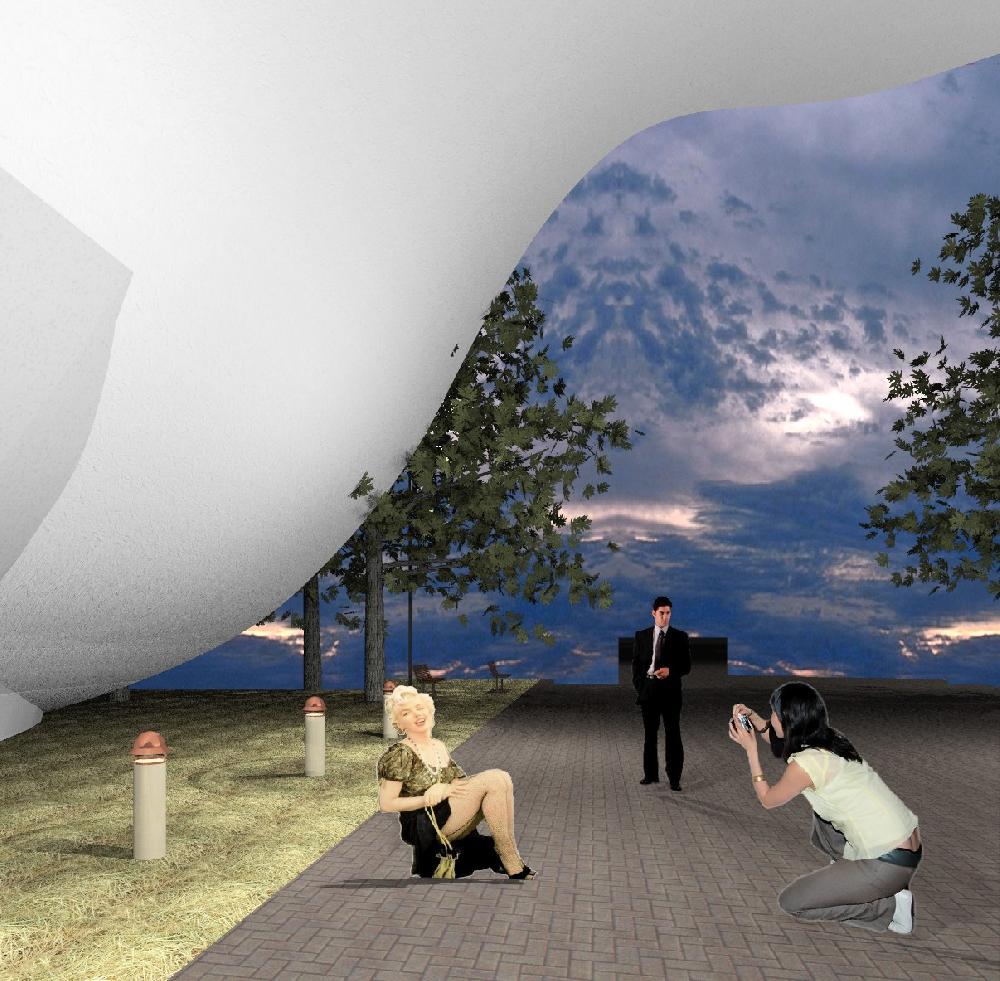 construction in a park