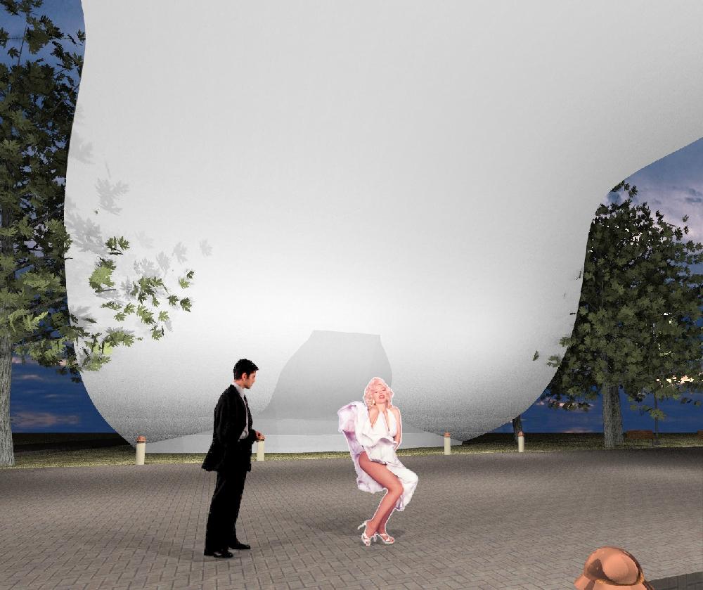 construction in a park