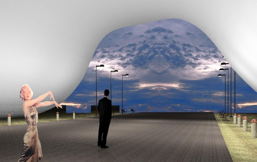 construction in a park