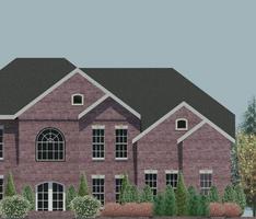 Franklin Lakes, NJ Home South Elevation