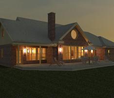 Exterior Rear - Night