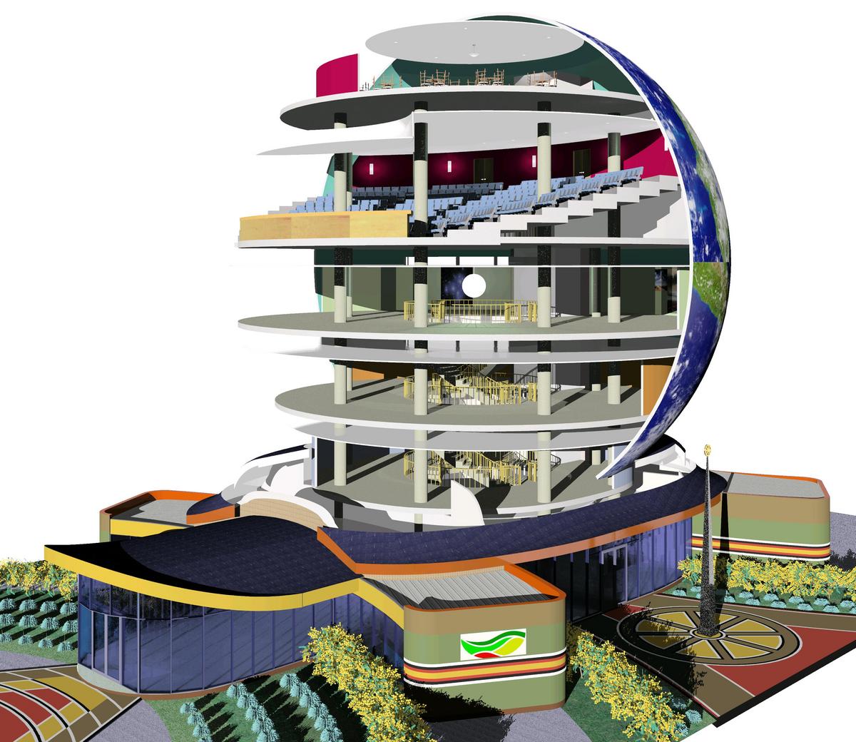 Life Pod - Perspective Cutaway