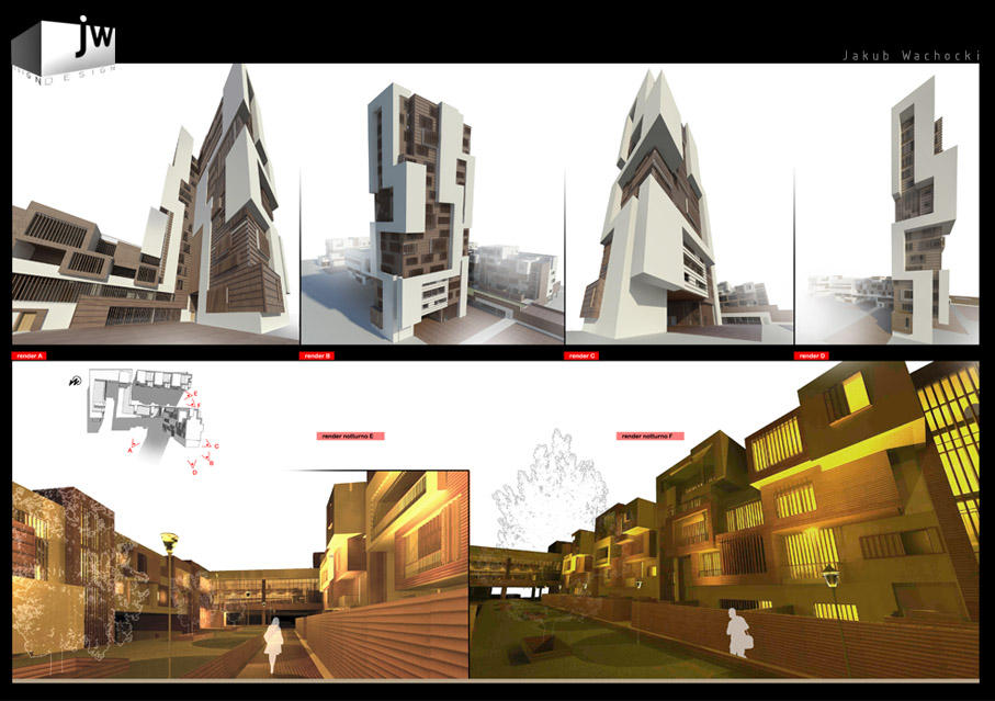 Multifuctional residencial complex - Rome