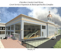 Cherokee County Court House Day Render