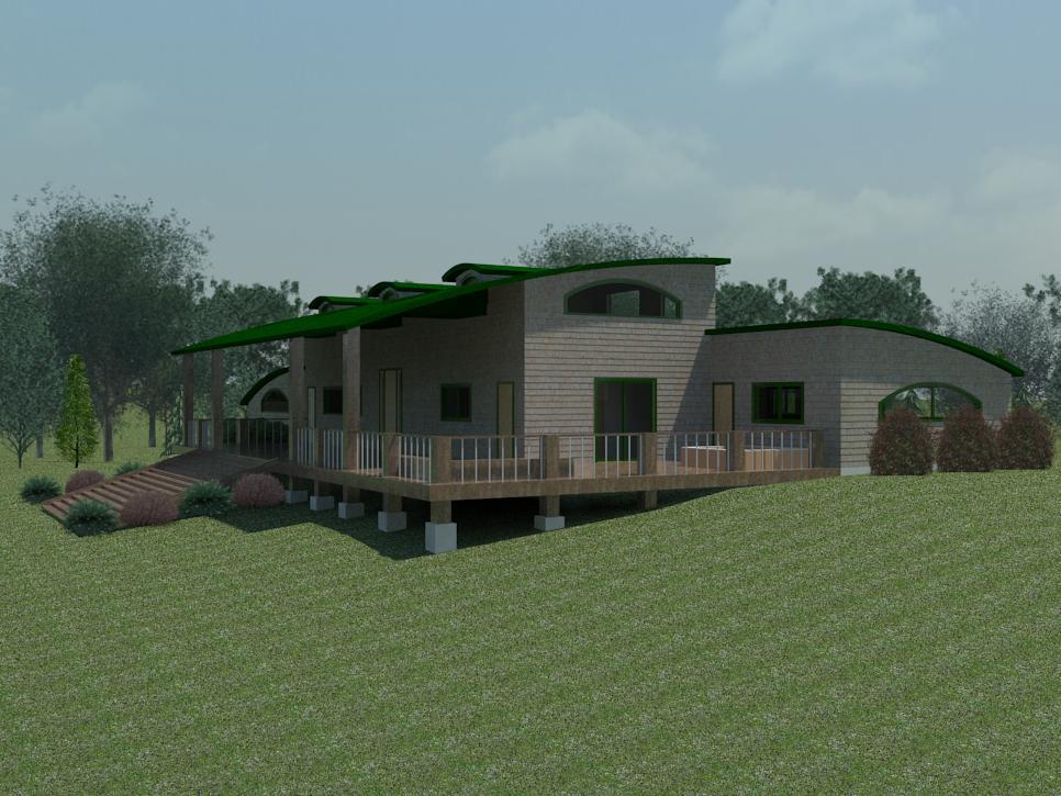 Forest House Back Right