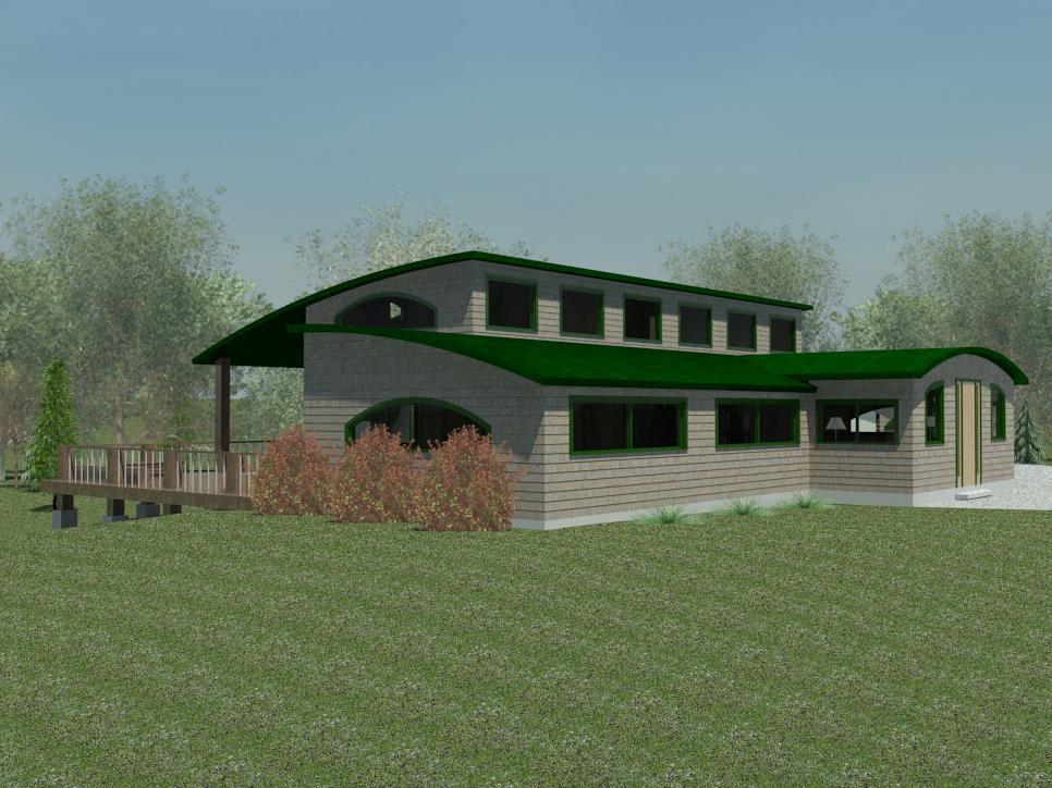 Forest House Front Left