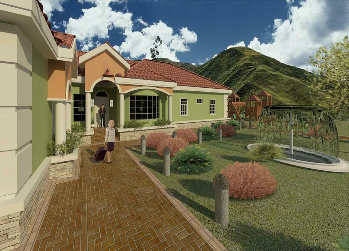 House- Cajamarca-Peru, Porch view