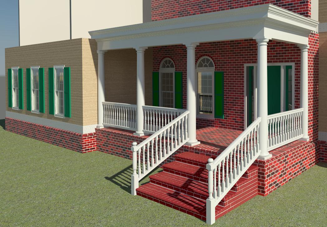 Lexington front porch