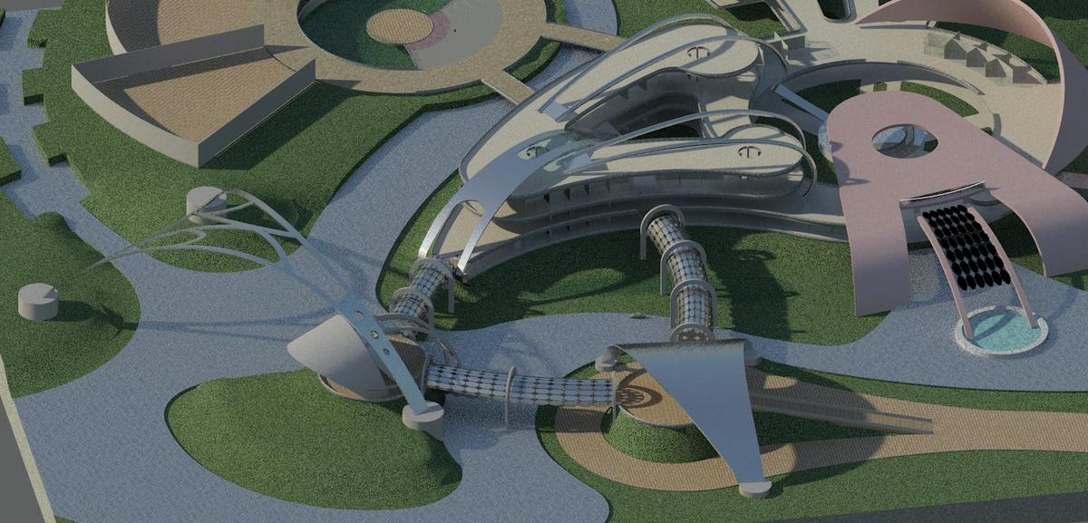 Mall Santa Cruz Estructuras