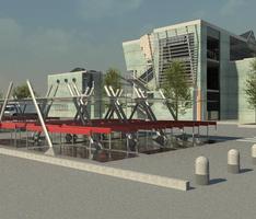 Centro commerciale area carrelli