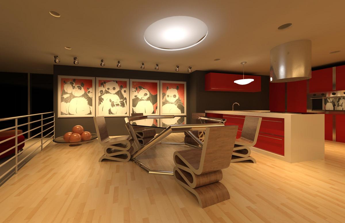 1st Upload of Interior kitchen and dining room