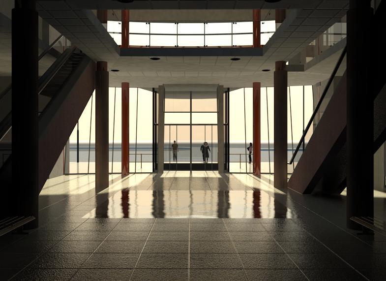 Interno ingresso centro