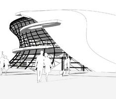 Dance club in Vilnius: main entrance