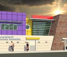 Modern School Facade