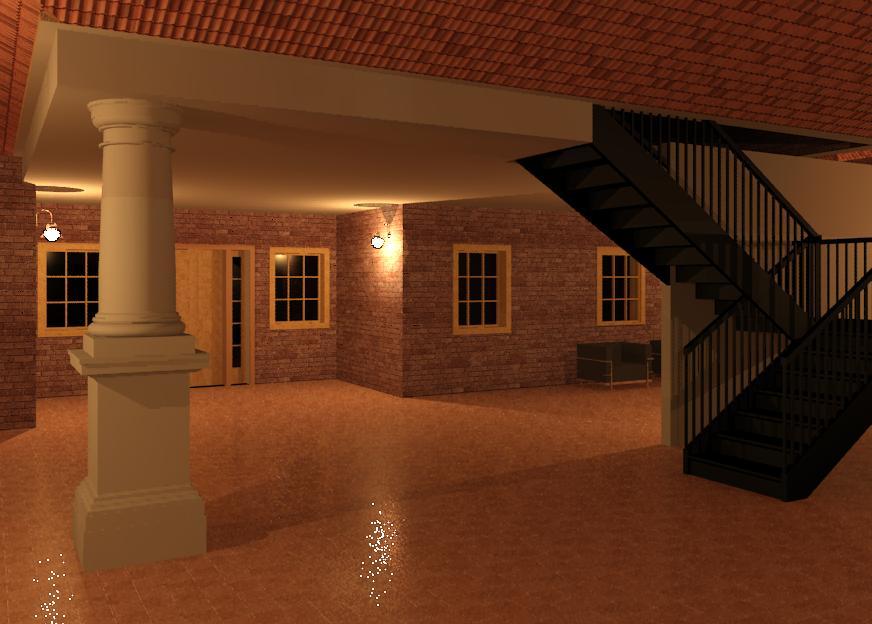 inside of unfurnished restaurant