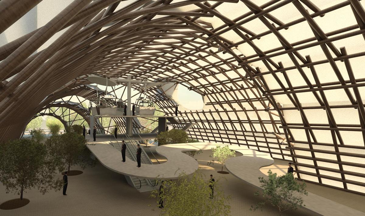 Metrocable Station Interior