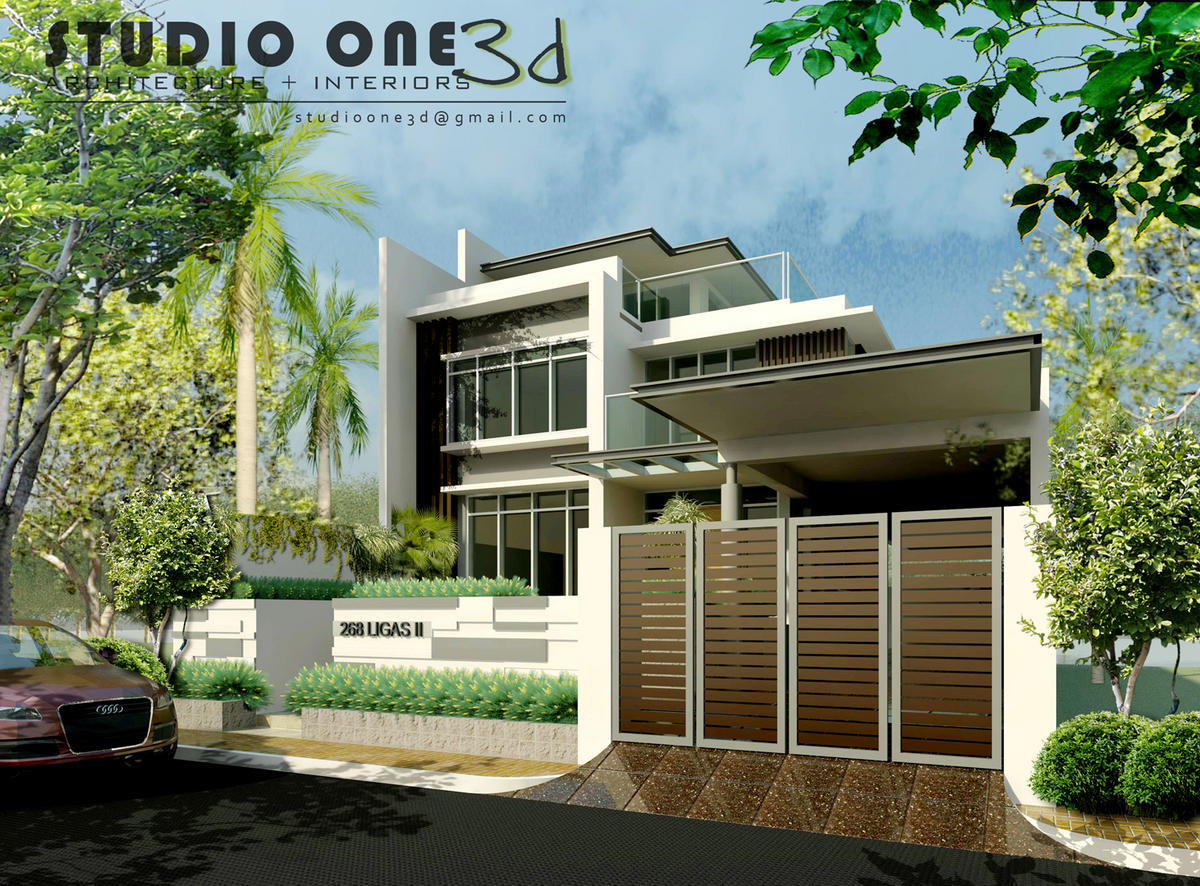 2 storey house + deck