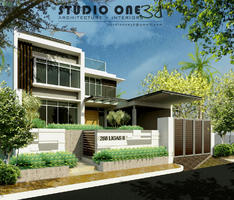 2 storey residence + deck