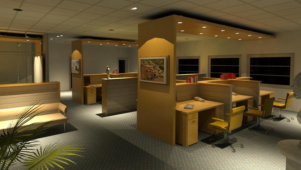 Work space interior