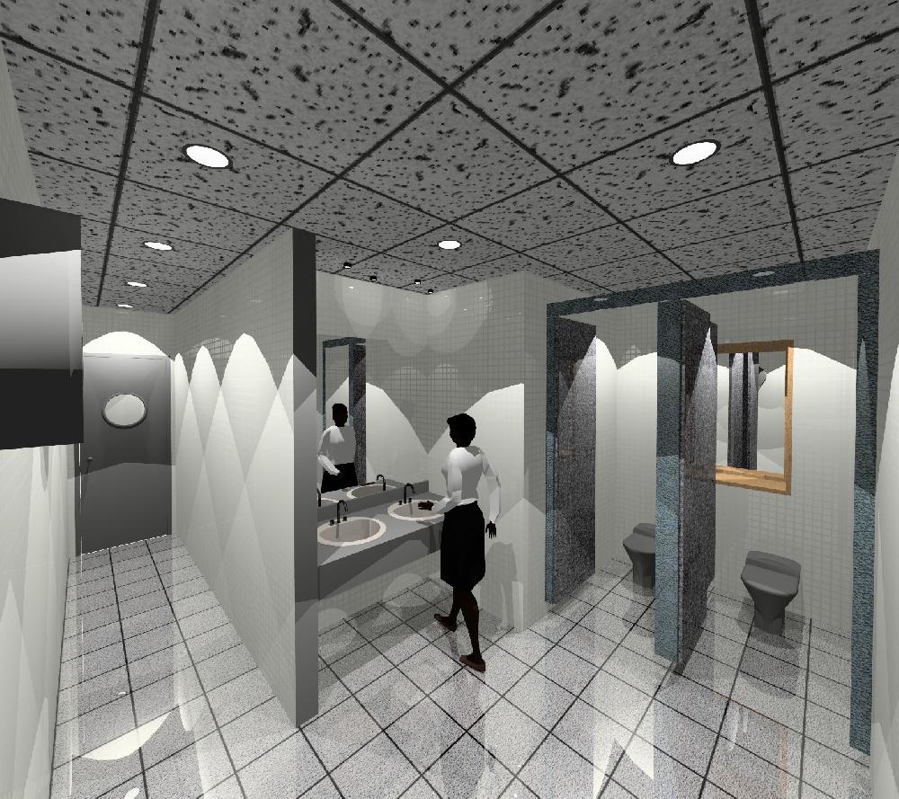 Womens toilets - Central Bank - The Gambia