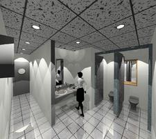 Womens toilets - Central Bank - The Gambia