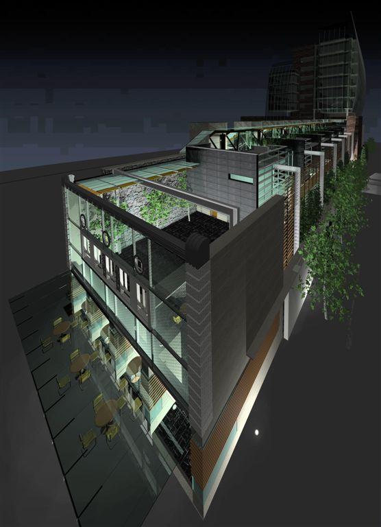 Townhouse Exterior  Night - 1