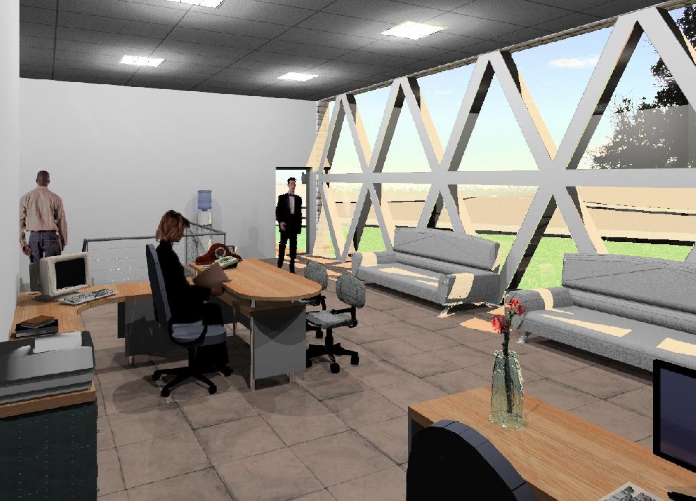 Warehouse and office