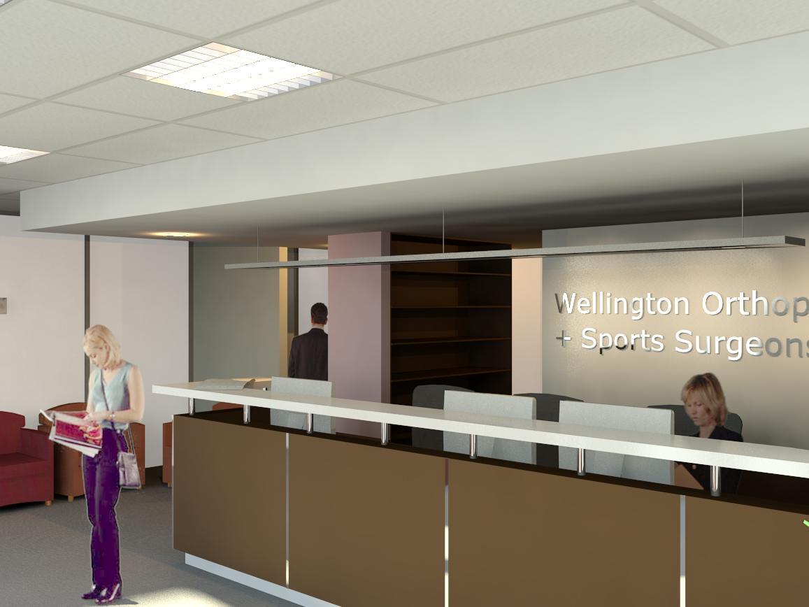 Reception medical Consulting Room Wellingtons