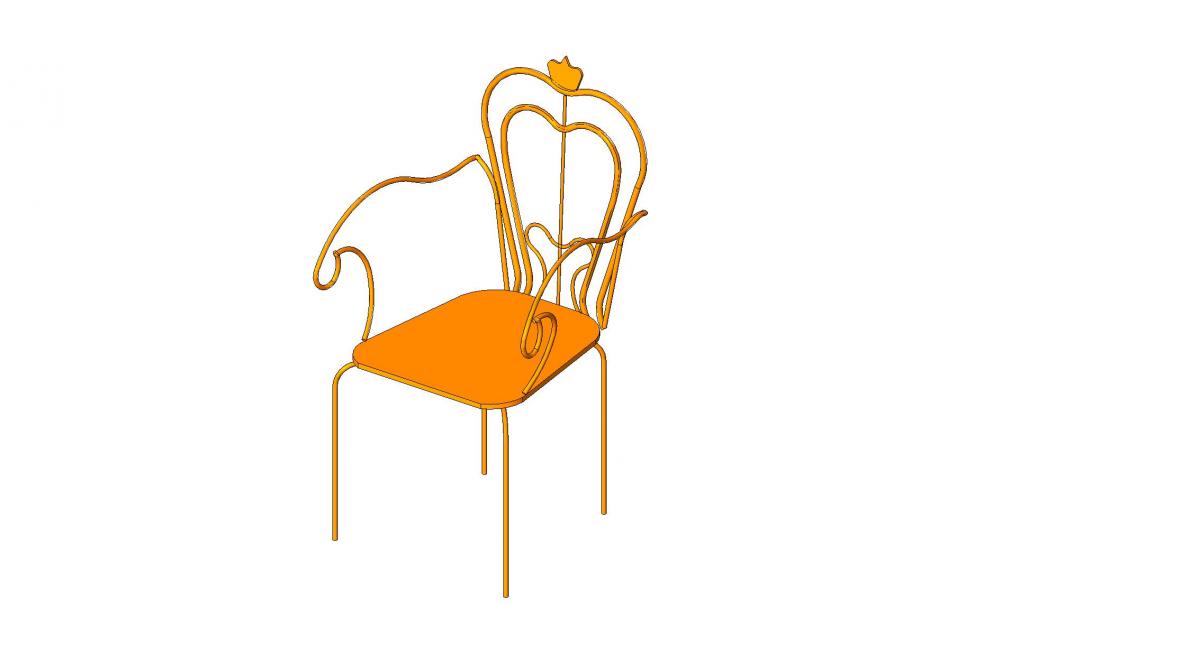 Wrought Iron Patio Chair