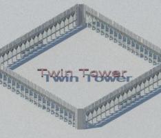 Twin Tower - South Tower *Exterior Walls Only*