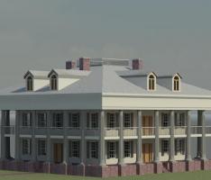 Southern Plantation Colonial House