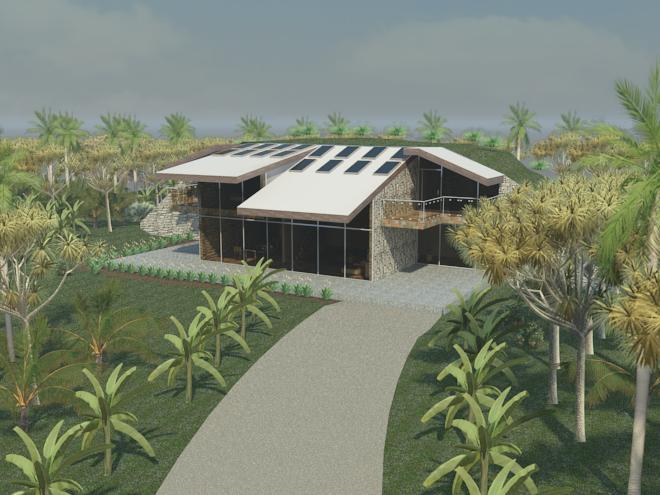 Off grid home in Panama