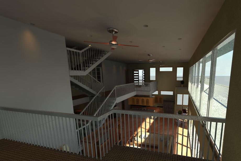 Balcony View / Living Rm./ Kitchen