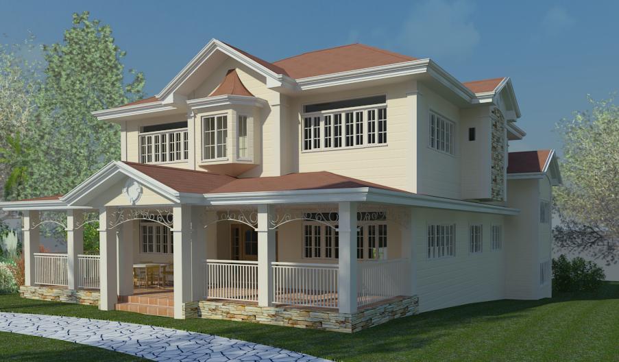 two storey residence