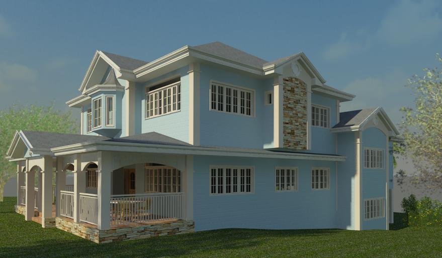 two storey residence